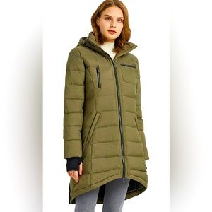 NEW Orolay Women's Down Jacket Coat Mid-Length